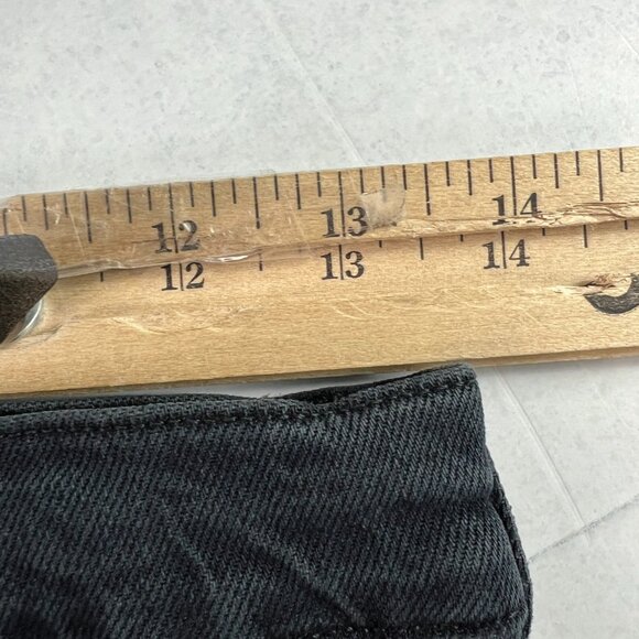 AGOLDE Jean Women's 27x26* Toni Mid Rise Straight Crop Black Faded Denim Tag 26 - Picture 16 of 16